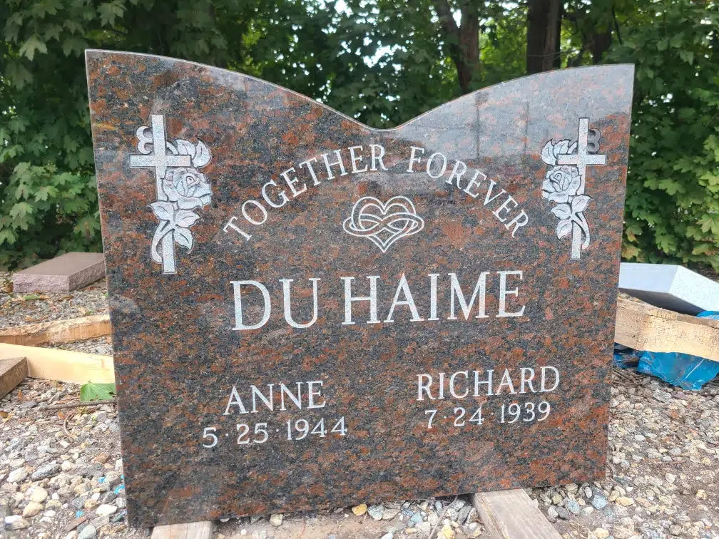 Granite Headstone for Grave hand-carved by Headstone Guide in NJ — image 2